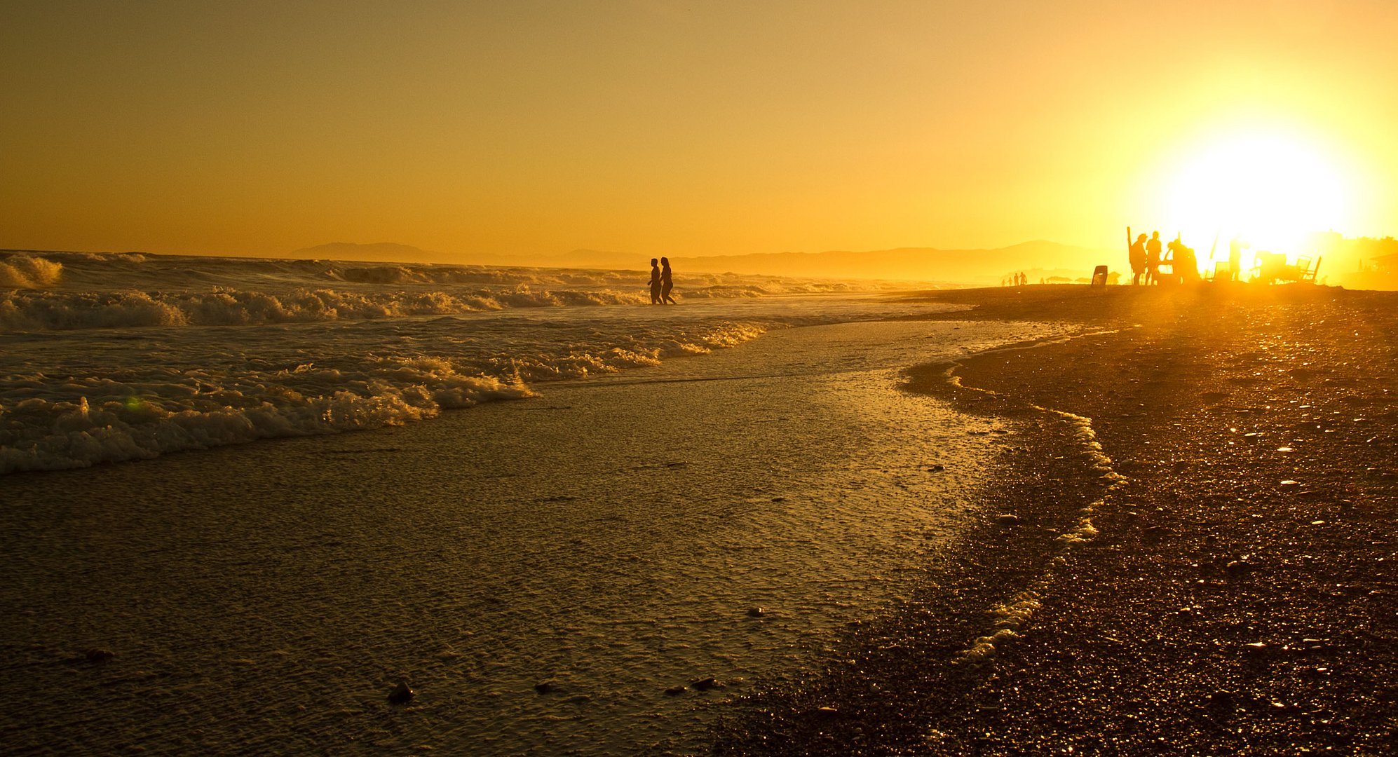 Torrox, Sonnenuntergang