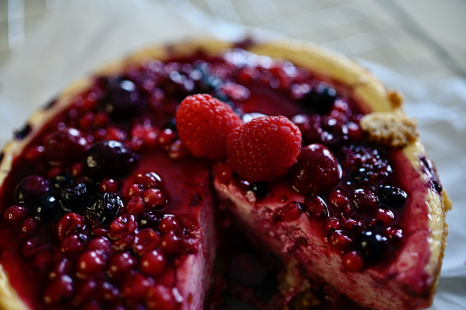 Torte mit Früchten