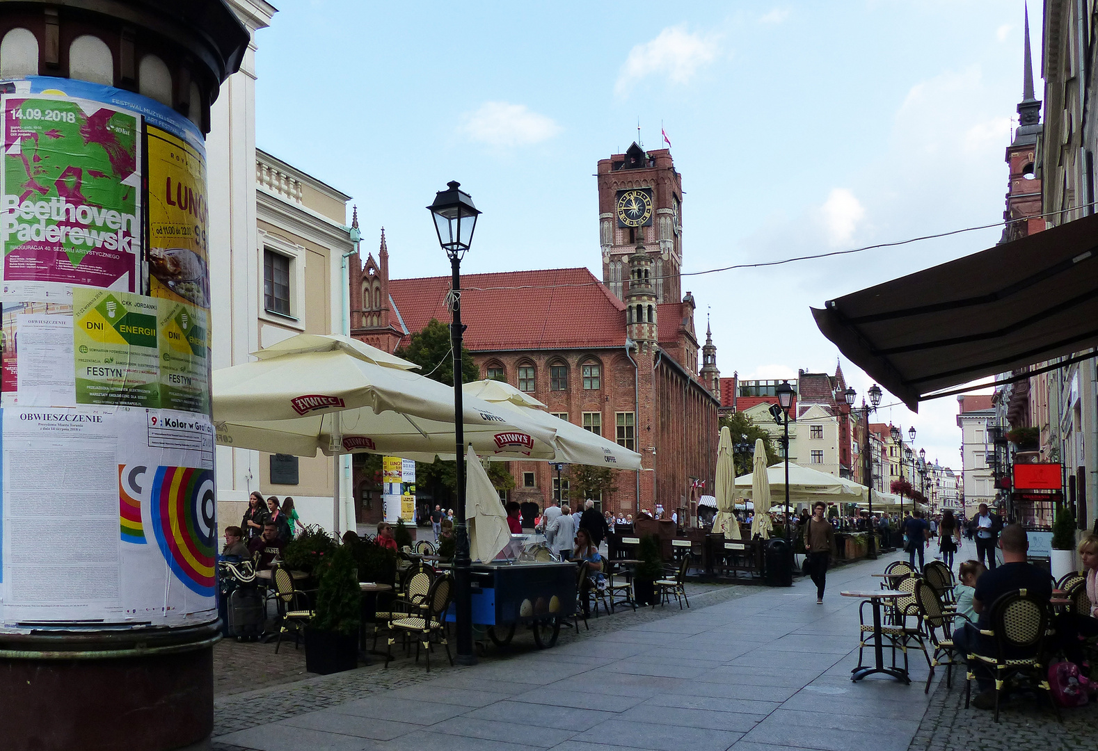 Torun/Thorn mit dem alten Rathaus - die Geburtsstadt Kopernikus