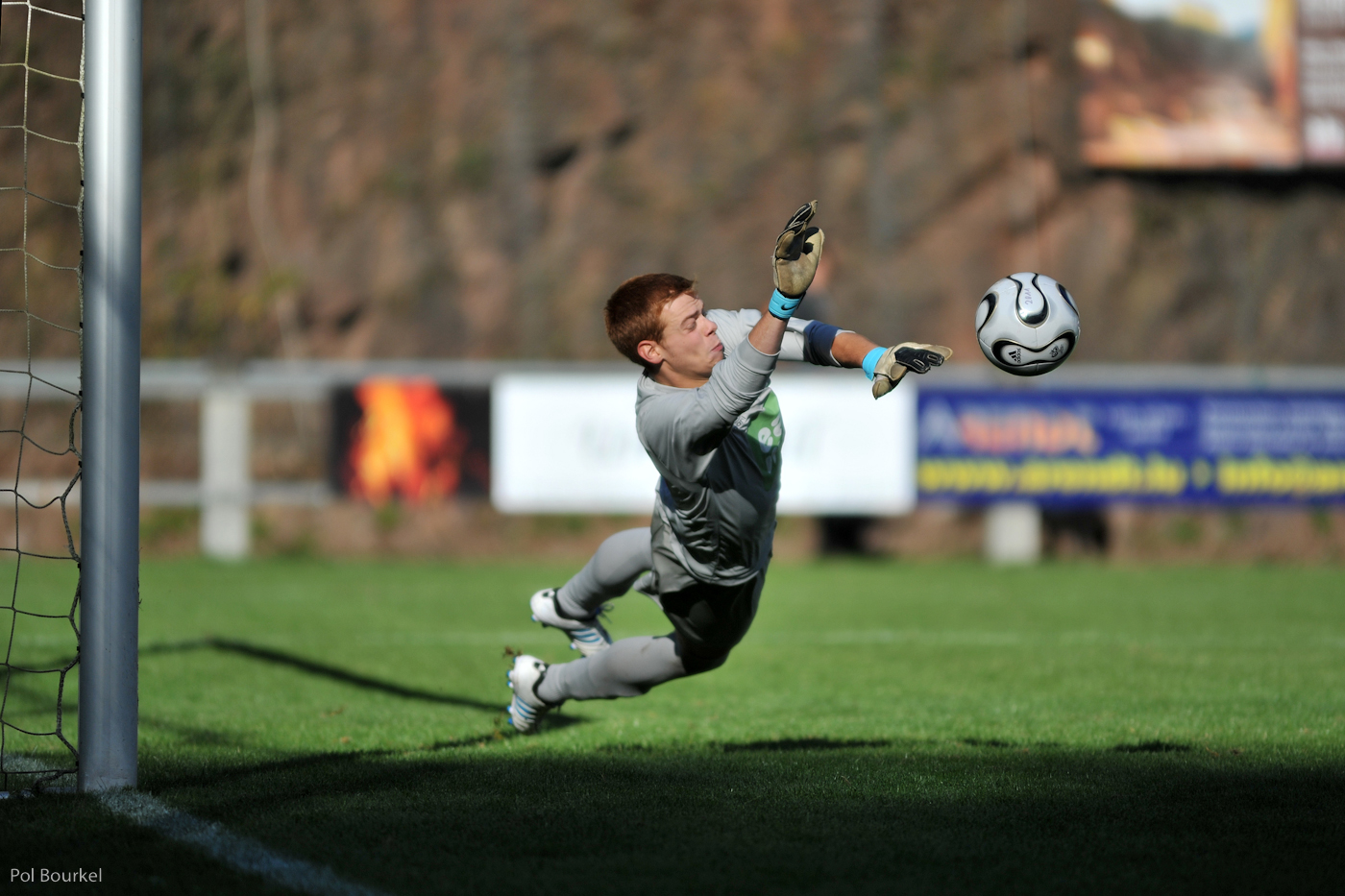 Torwart beim Elfmeter