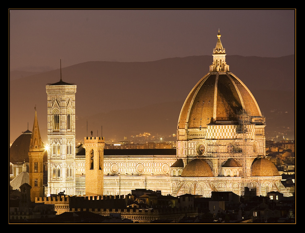 Toscana 01 - Florenz bei Nacht
