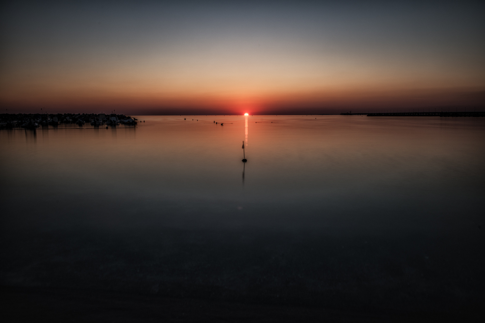 Toscana 2013 - Sonnenuntergang - nahe Cecina Mare