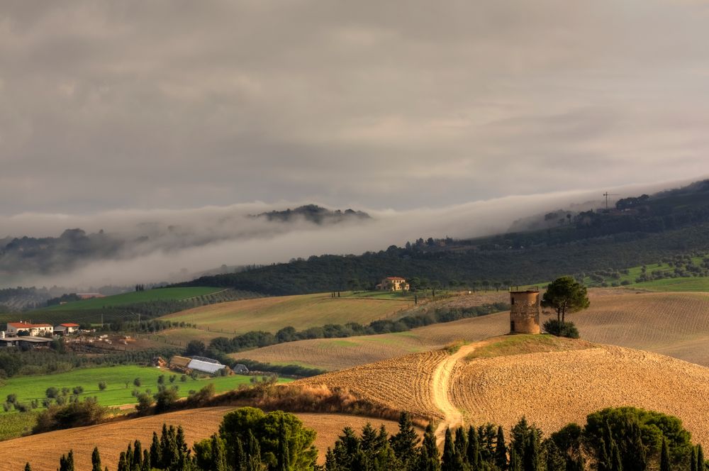 Toscana am Abend