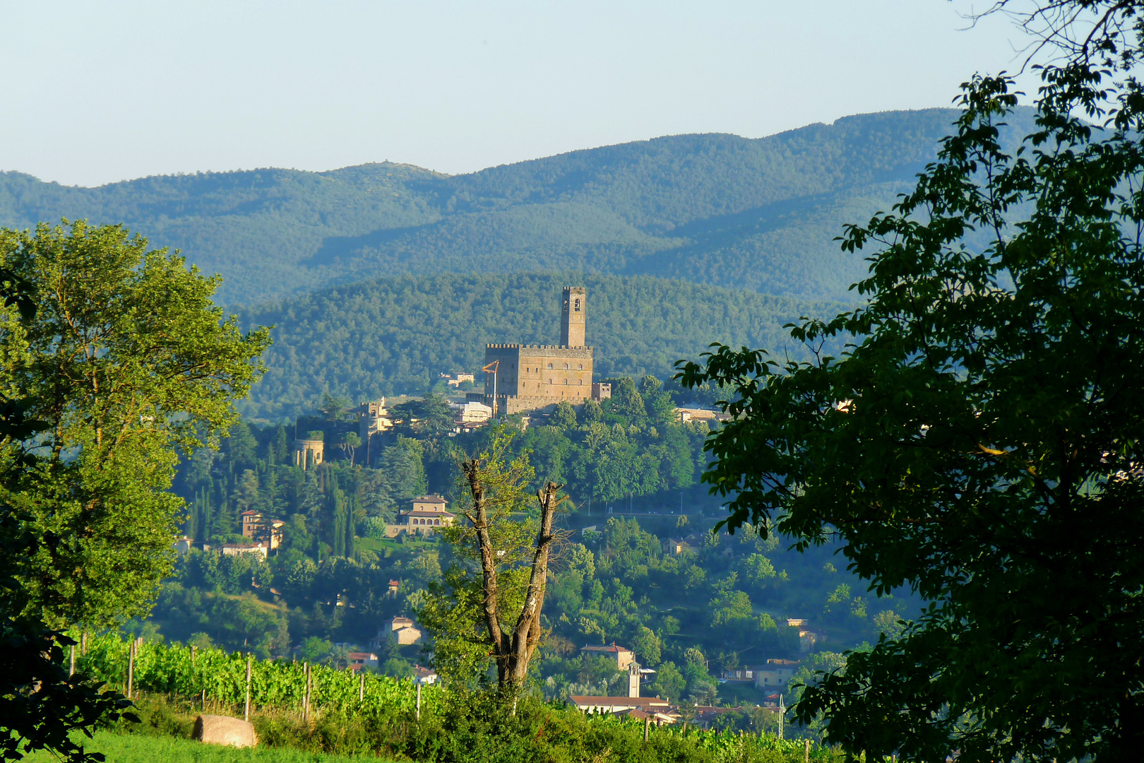 Toscana - *Das "Castello dei Conti Guidi" in Poppi (Nördlich Arezzo)*