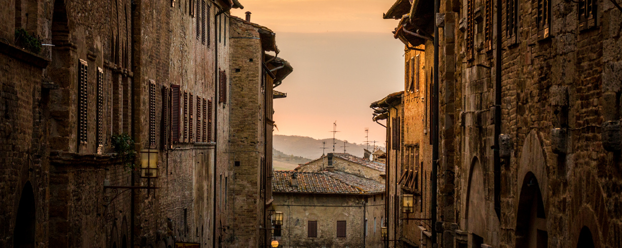 Toscana die Gasse