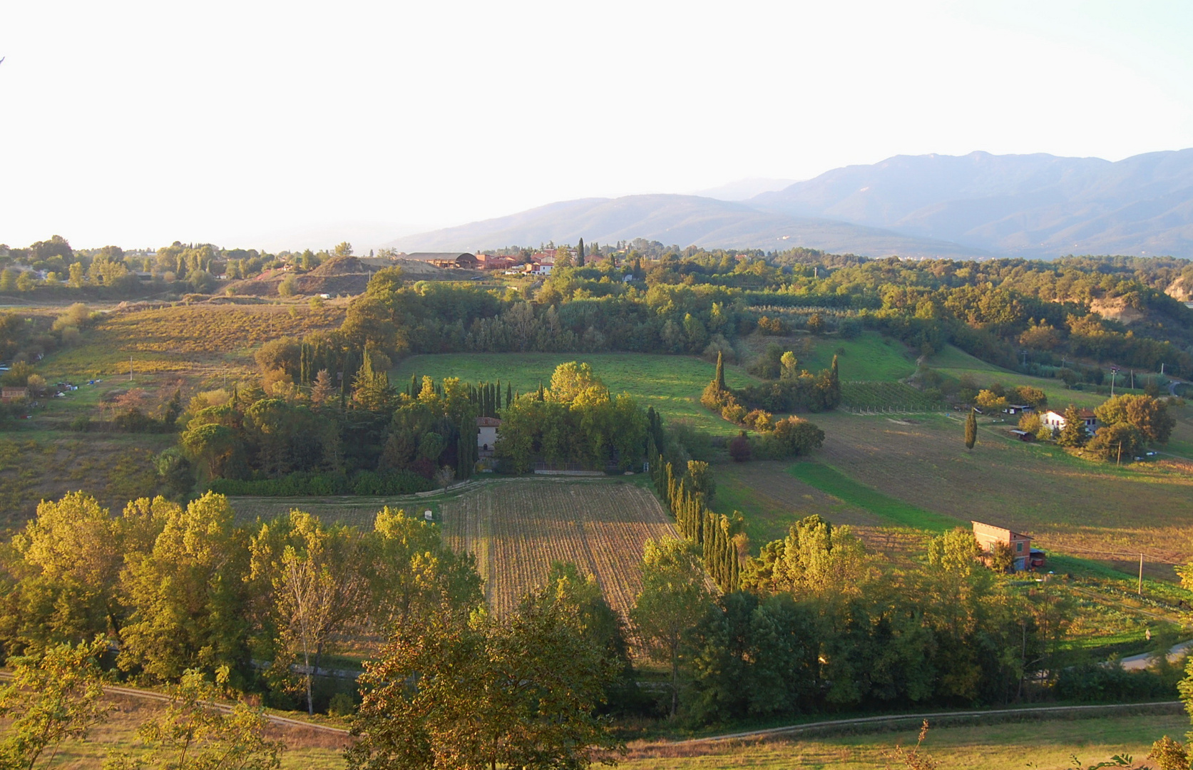 Toscana im Abendlicht