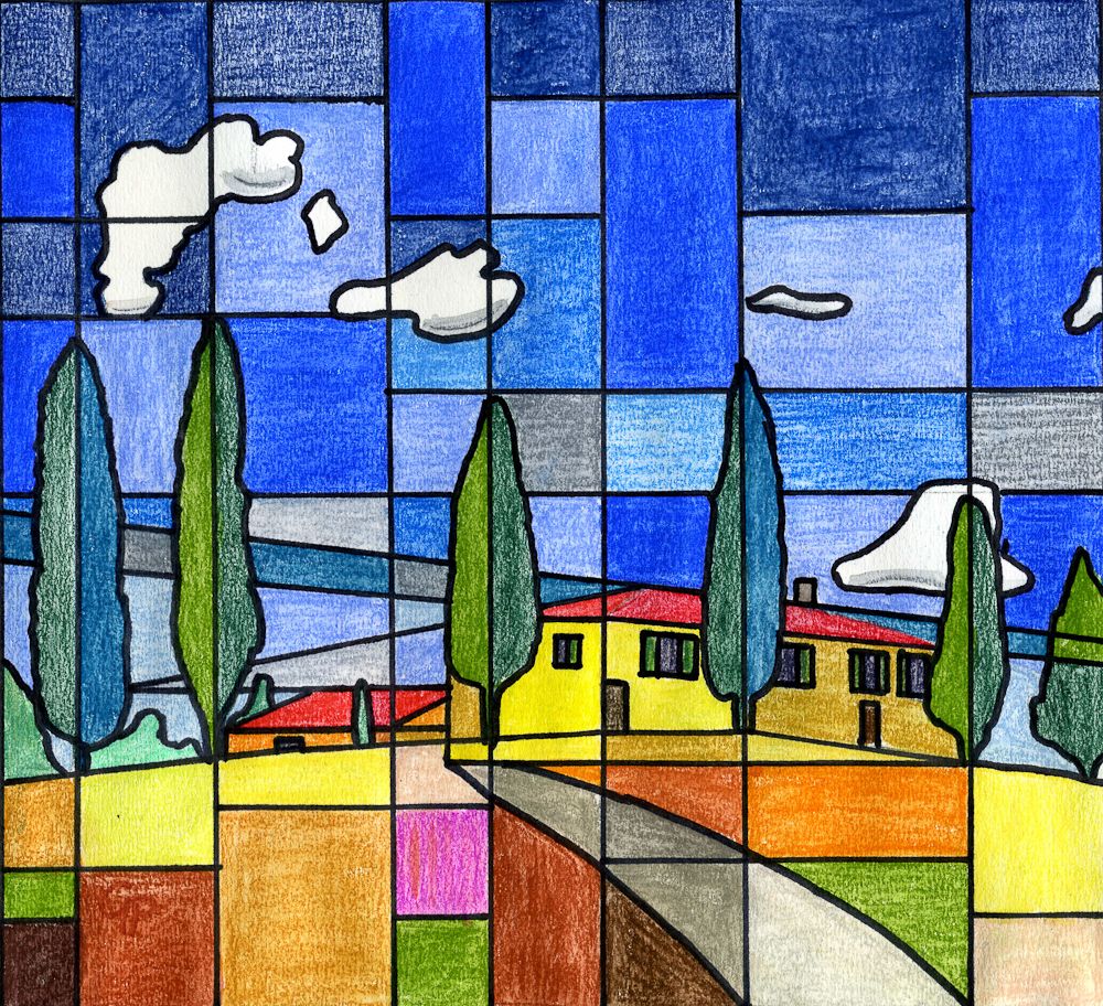 Toscana - kubistisch