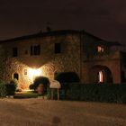 Toscana Landhaus bei Nacht