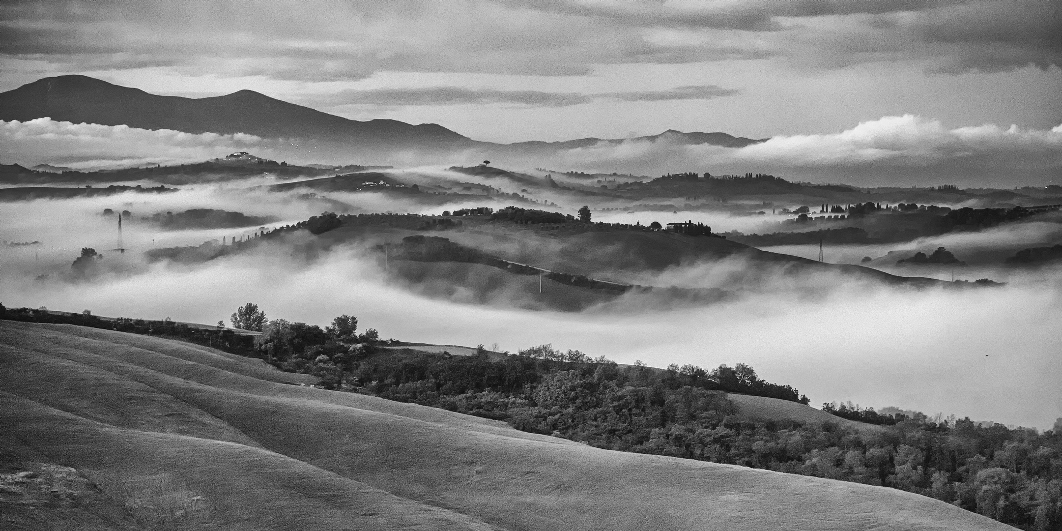 Toscanafeeling im Nebel 