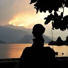Toscanini- Skulptur am Lago Maggiore