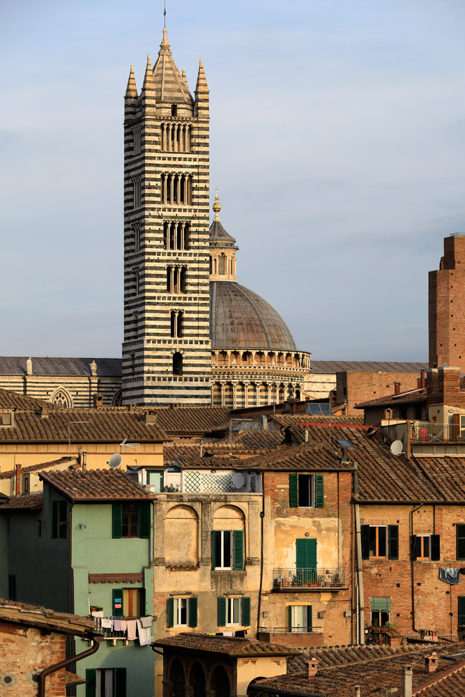 Toskana #08 über den Dächern von Siena