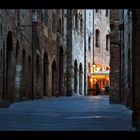 Toskana #4  -  Strada in San Gimignano
