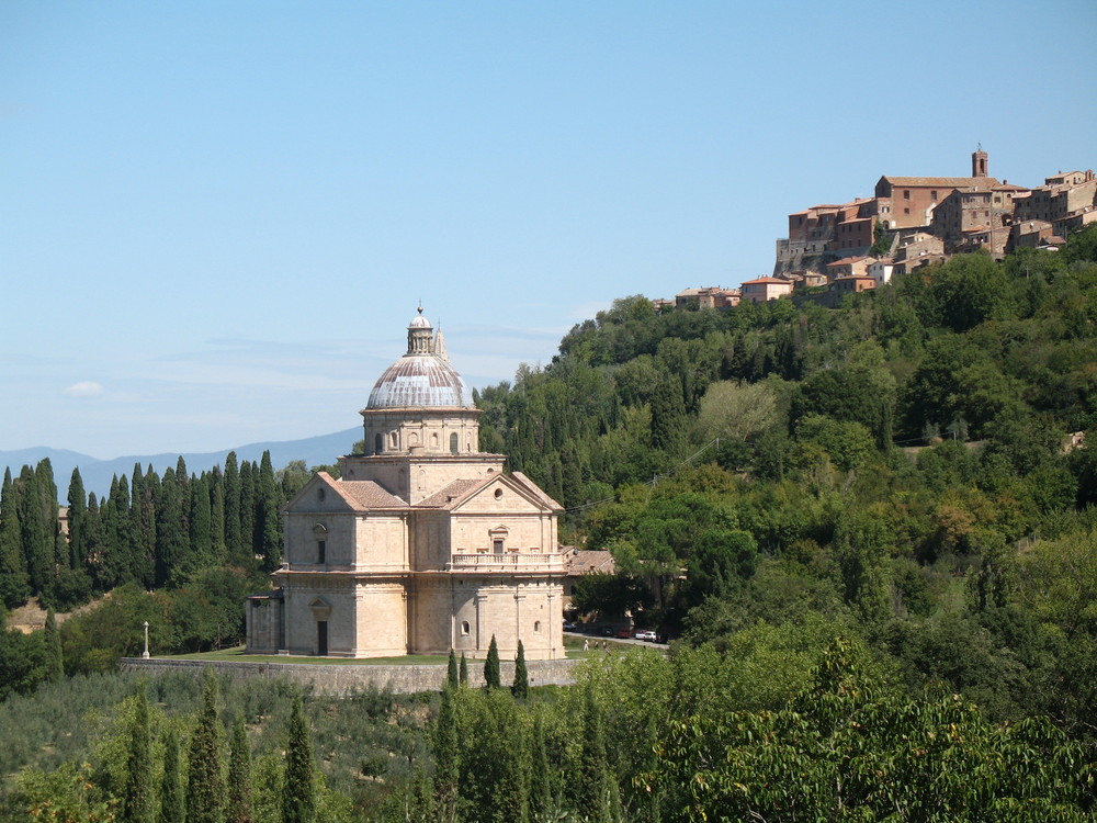 Toskana, Abtei San Biagio bei Montepulciano