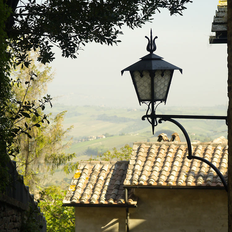 Toskana-Ausblick von Montepulciano