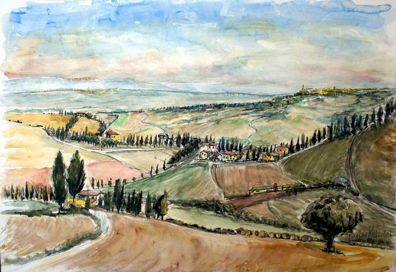 Toskana bei Pienza