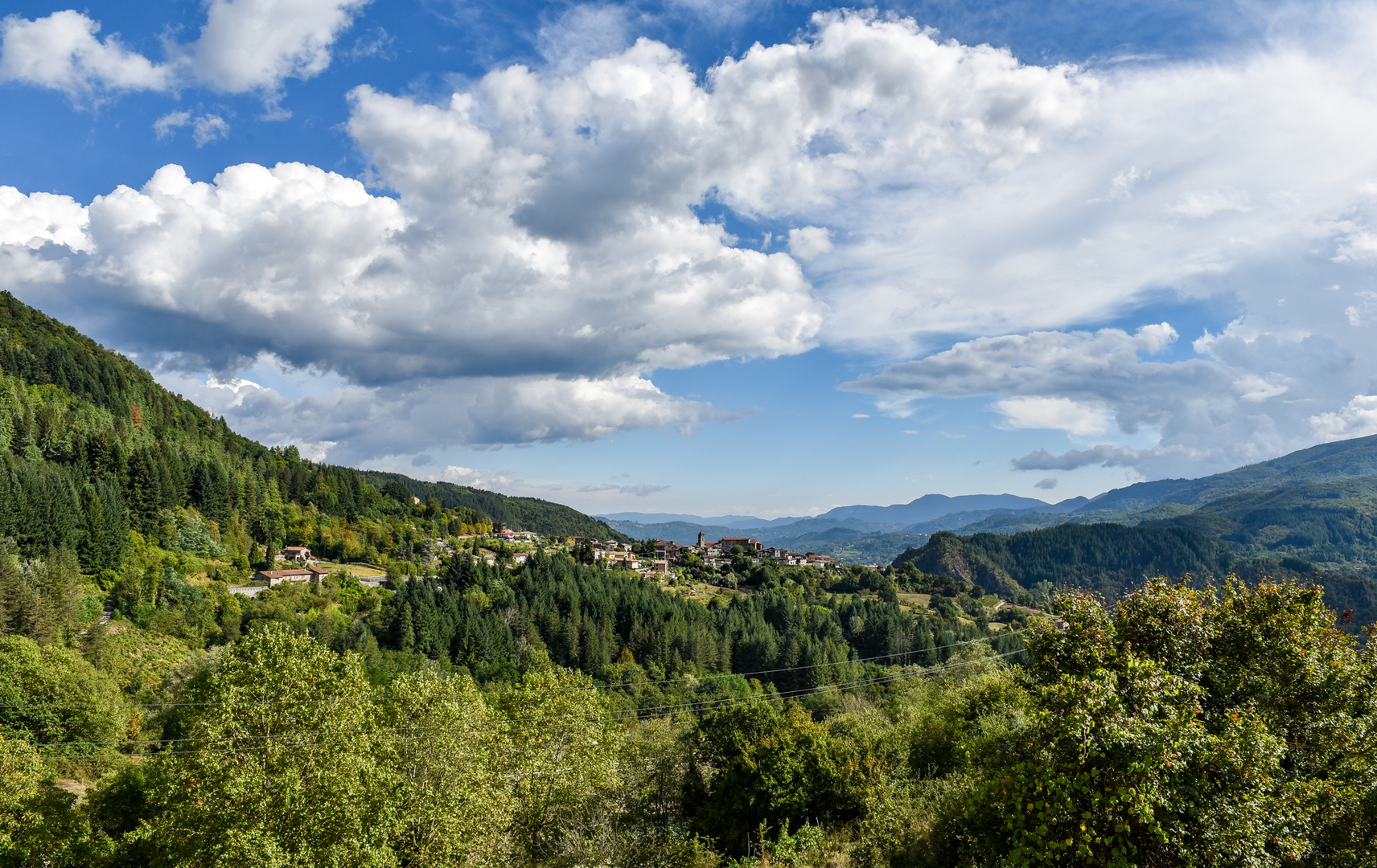 Toskana - Blick von San Romano 1