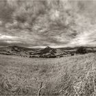 Toskana, HDR-Pano, b/w