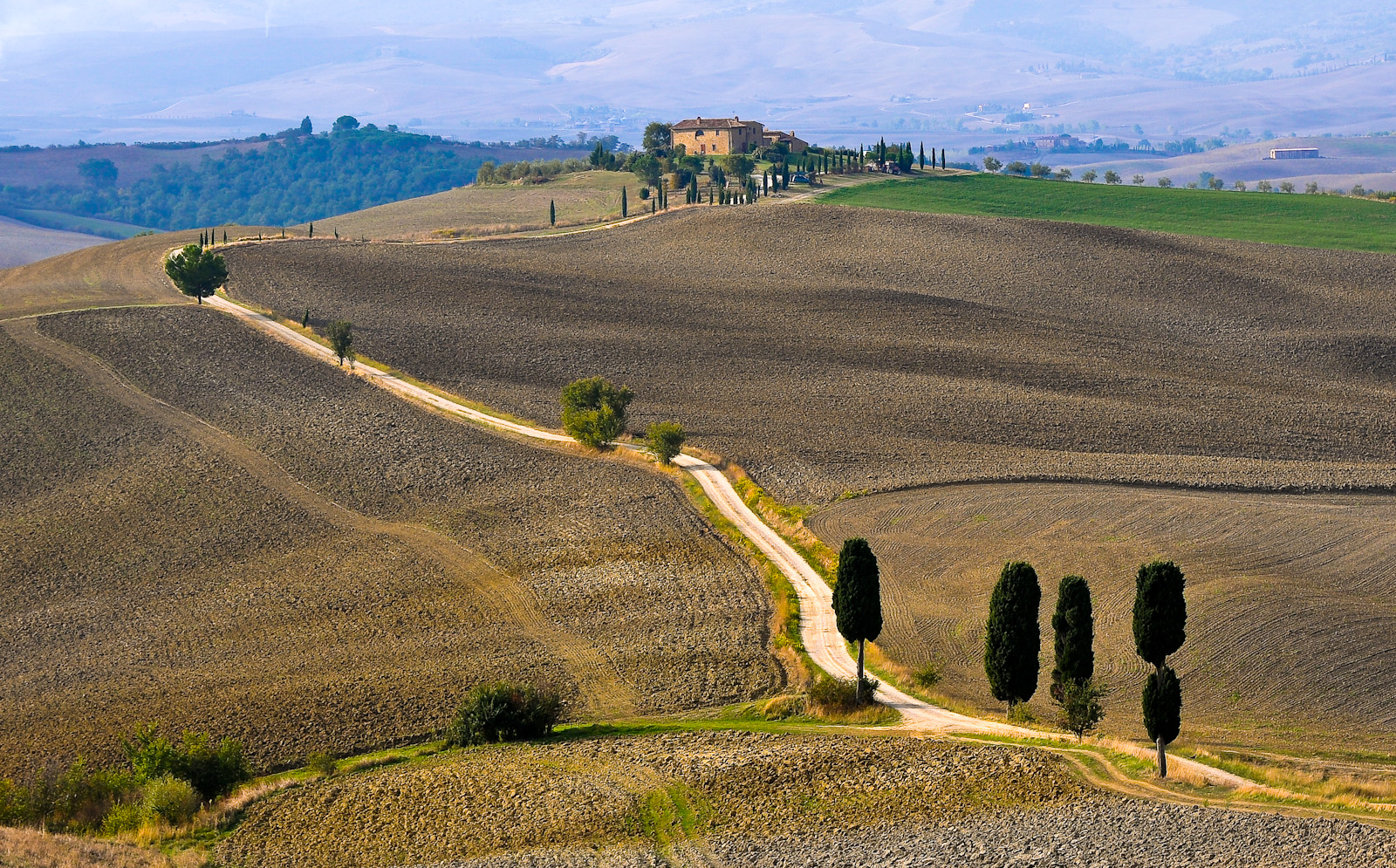 Toskana im Herbst südlich von Pienza