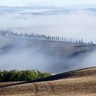 Toskana im Morgennebel 