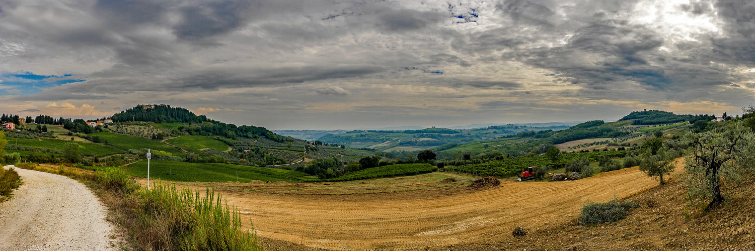 Toskana im Panorama