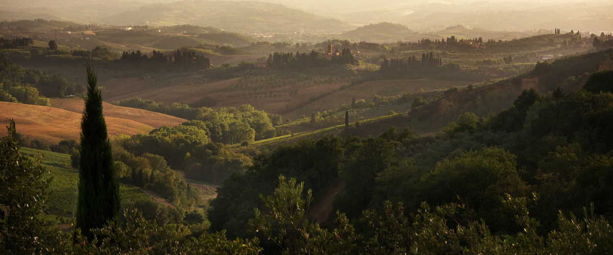 Toskana Landschaft bei Marcialla