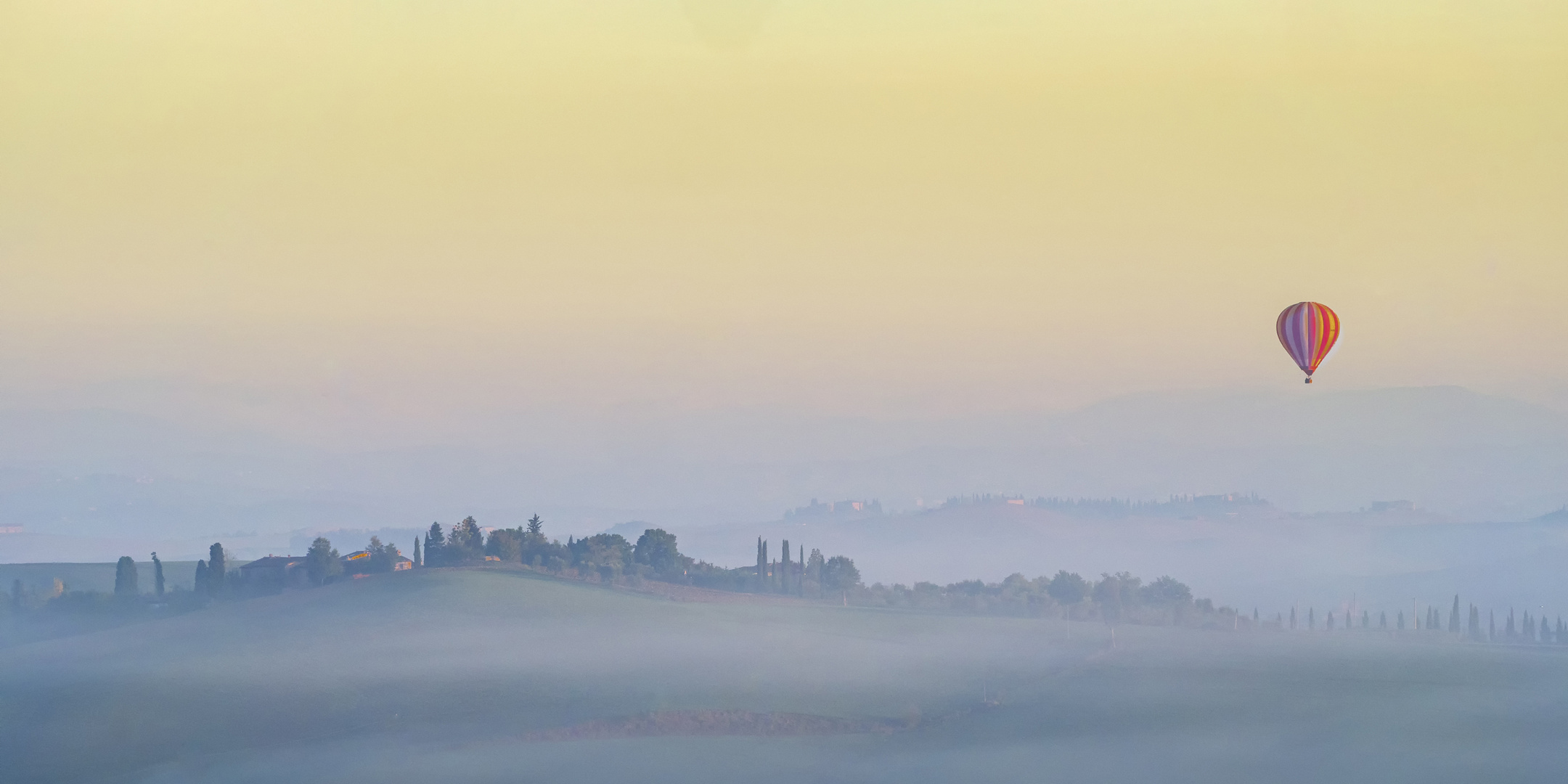 Toskana. Mattina d'autunno.