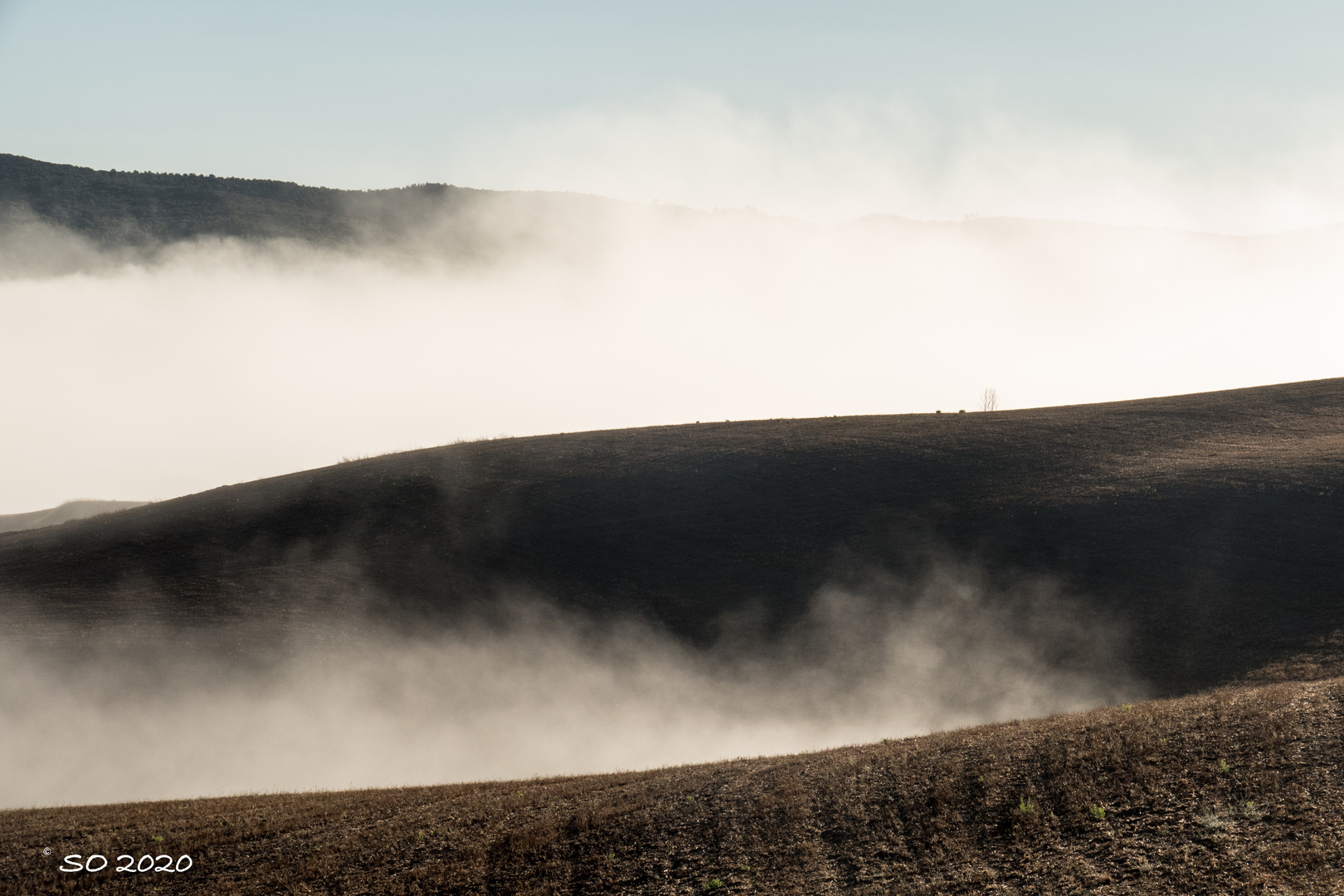 Toskana / Morgennebel