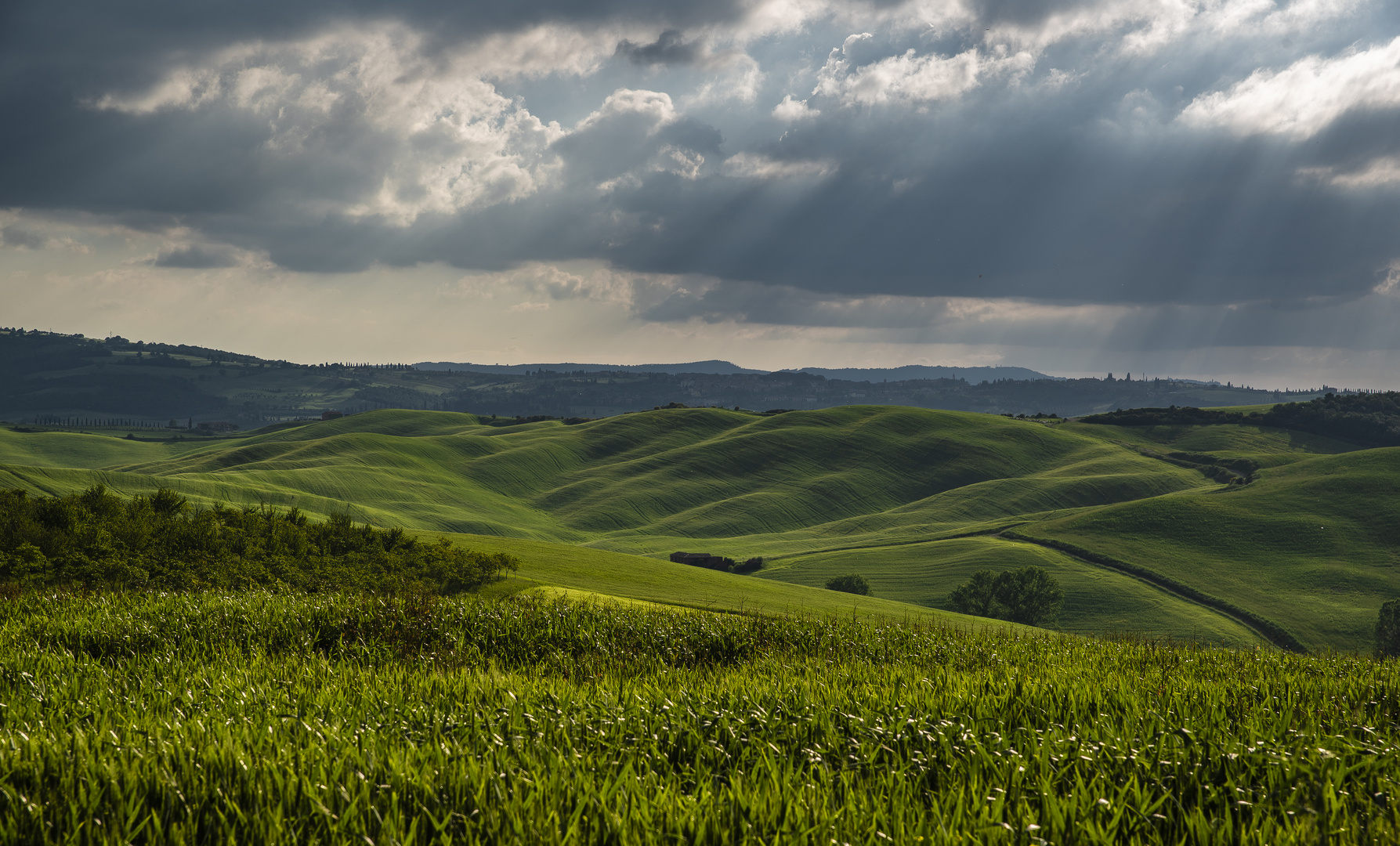 Toskana - sanfte Wellen im Val d`Orcia