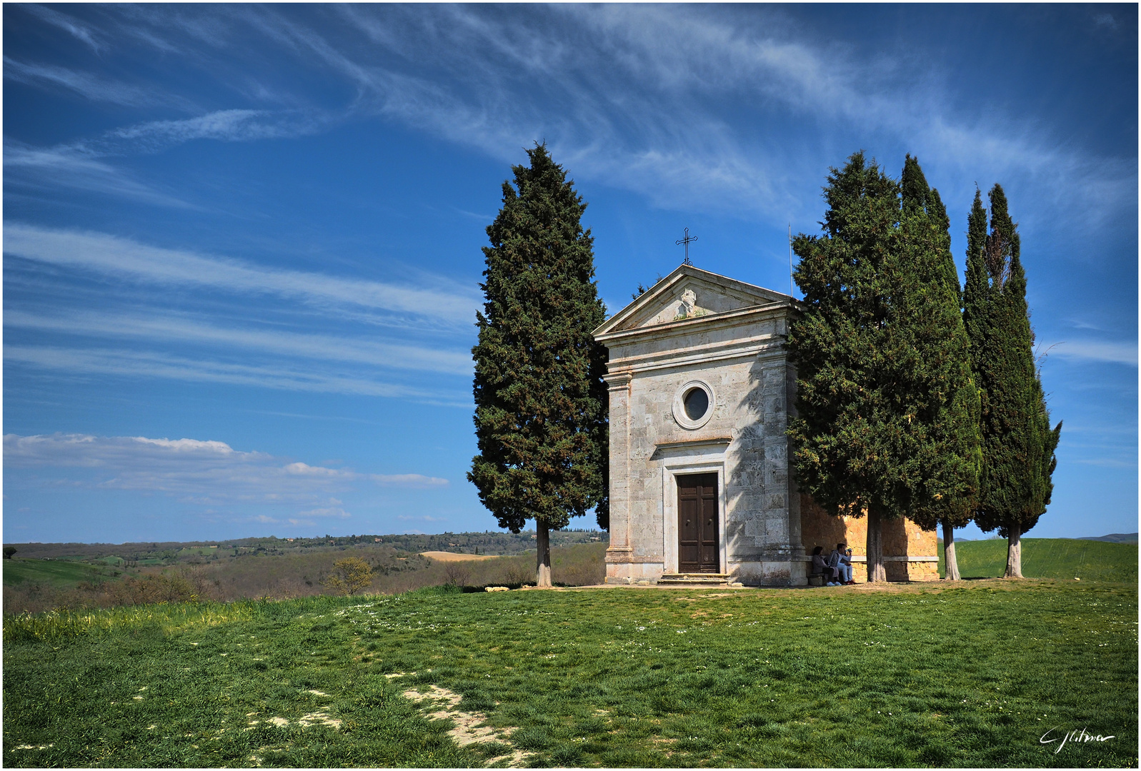 Toskana - Santa Maria di Vitaleta bei San Quirico d'Orcia