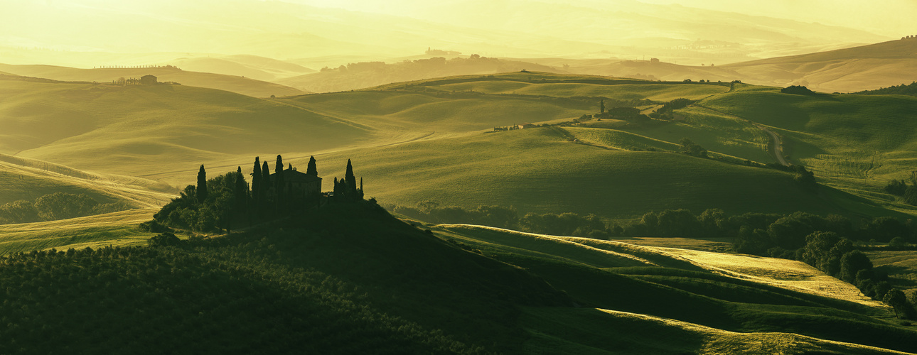 Toskana - Val d'Orcia Sunrise