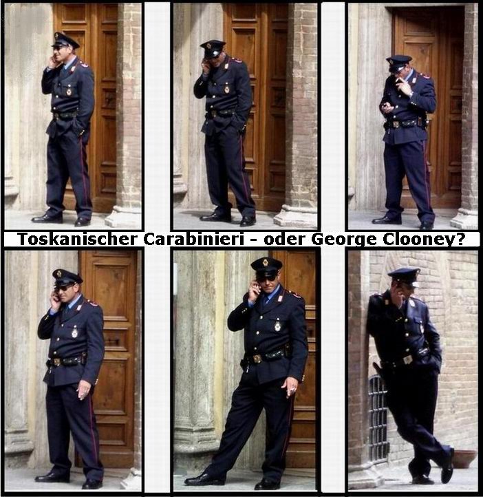 Toskanischer Carabinieri - oder George Clooney ?