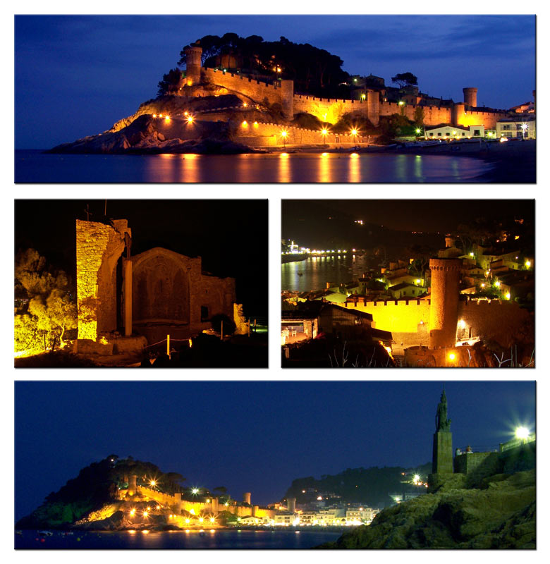 * * * Tossa de Mar bei Nacht * * *