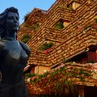 Tossa de Mar - monument a l'Ava Gardner (fotomuntage) - La Selva