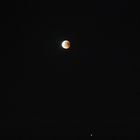 Totale Mondfinsternis 2018 mit dem Mars