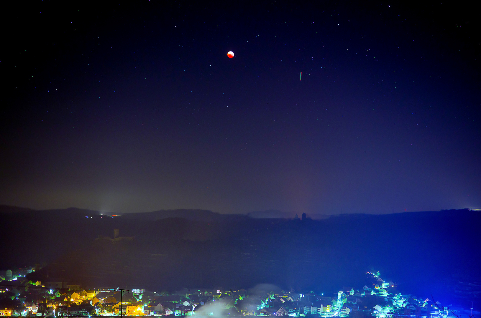 totale Mondfinsternis am 21. Ja. 2019 um 6:26h