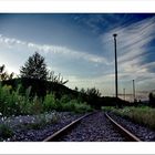 Tote Gleise am alten Güterbahnhof in Aue