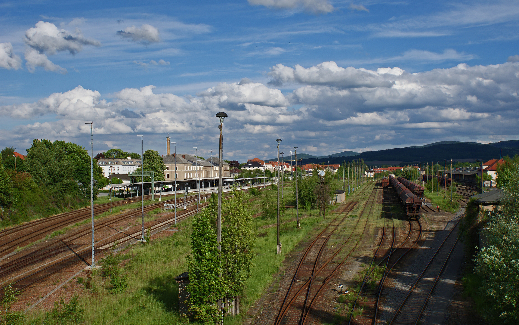 Tote Hose bei der Bahn am Bautzner Bahnhof