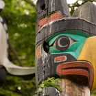 Totem im Stanley Park mit Untermieter