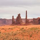 Totem Pole formation in Monument Valley Navajo Tribal Park