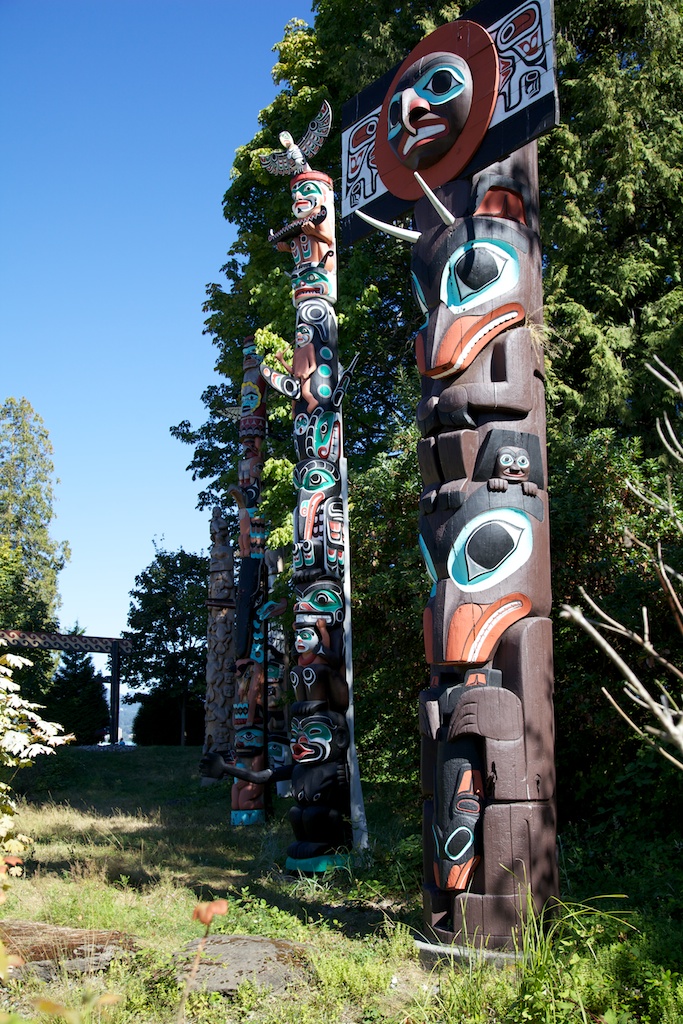 Totem Poles im Stanley Park - Vancouver