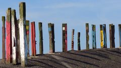 Totems auf der Halde Haniel 