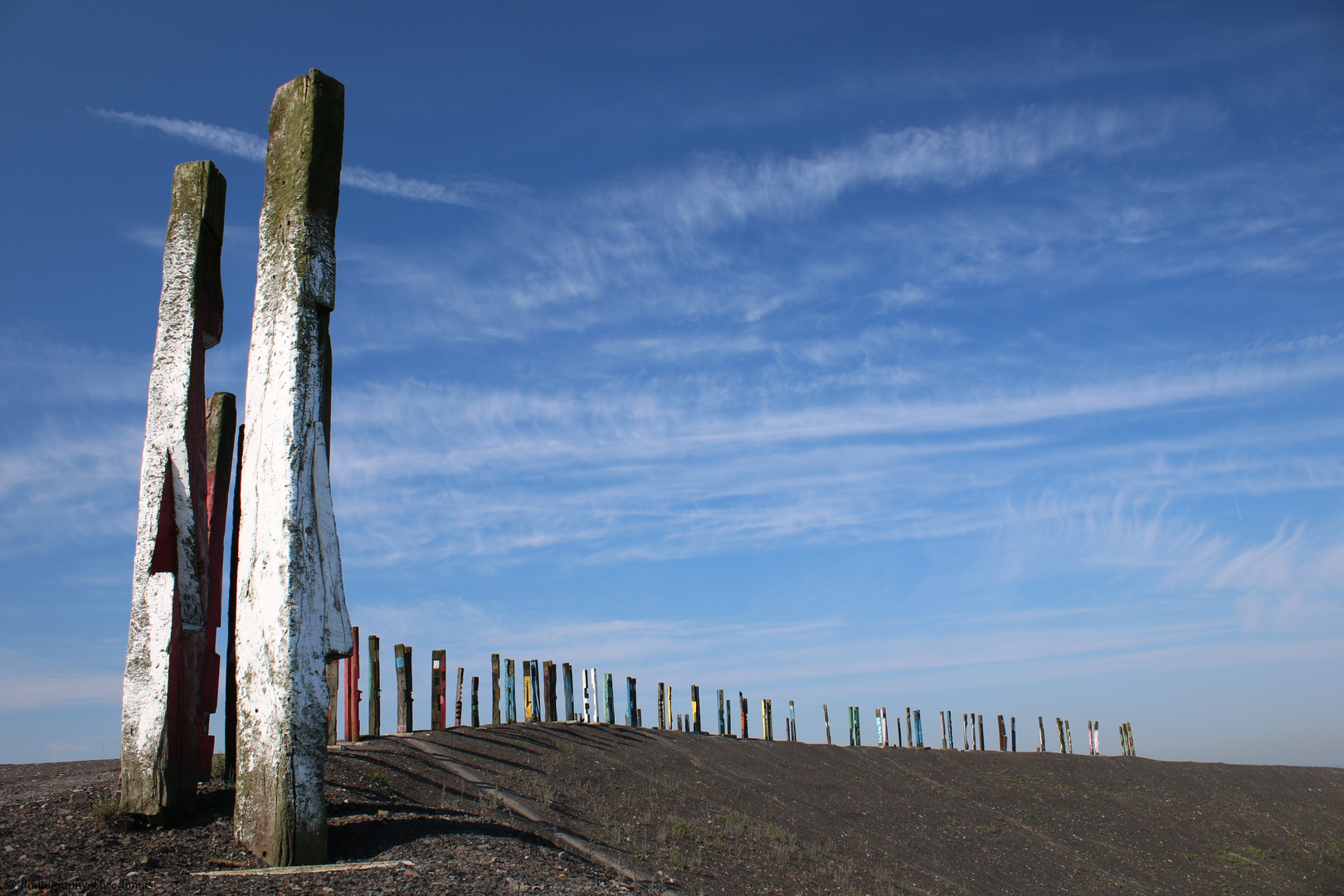 Totems auf der Halde Haniel