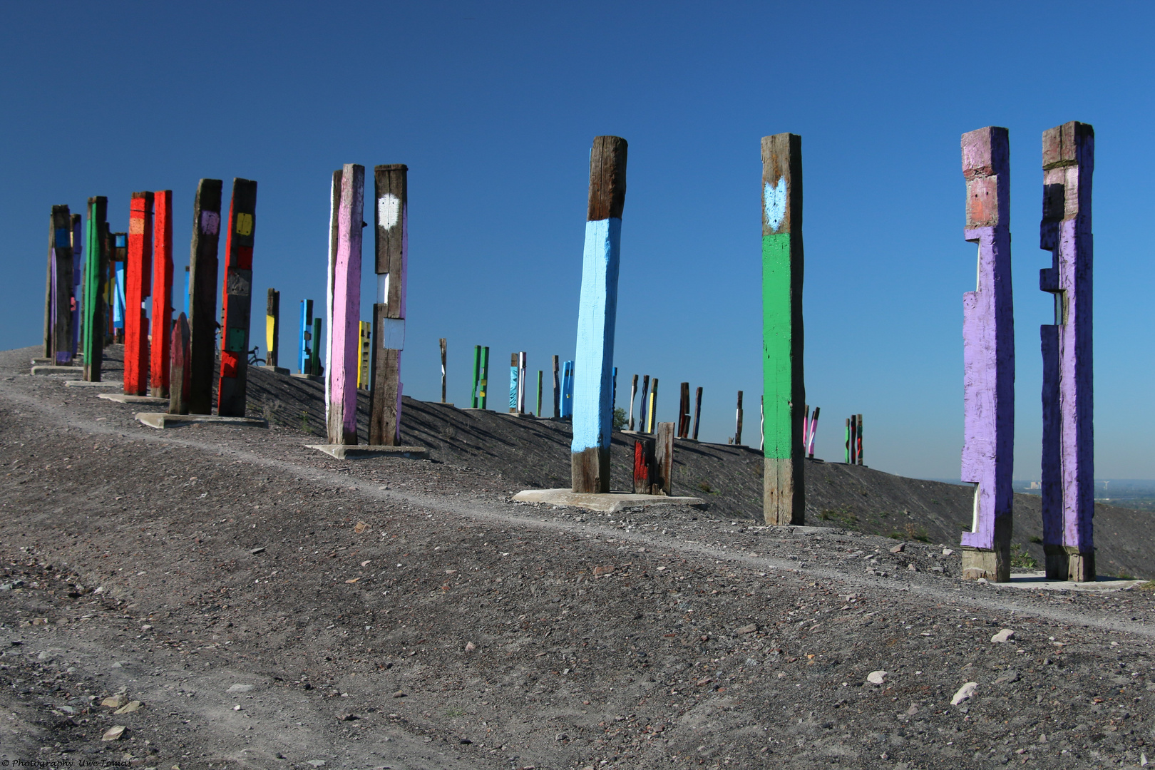 Totems auf der Halde Haniel