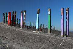 Totems auf der Halde Haniel