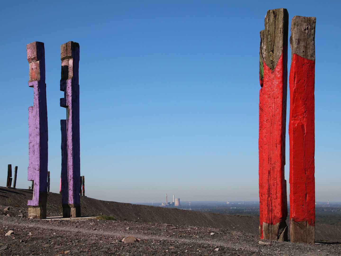 Totems auf der Halde Haniel