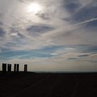 Totems auf der Halde Haniel