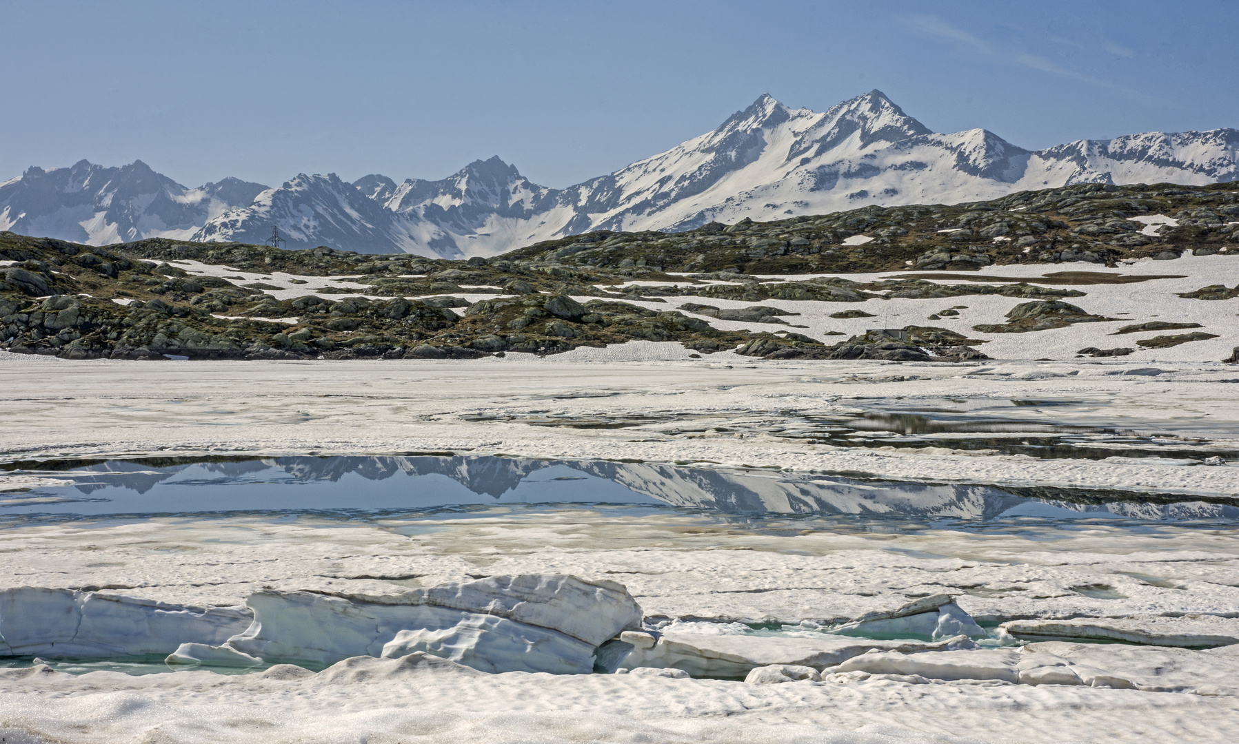 Totenensee Grimselpass Juni 2019