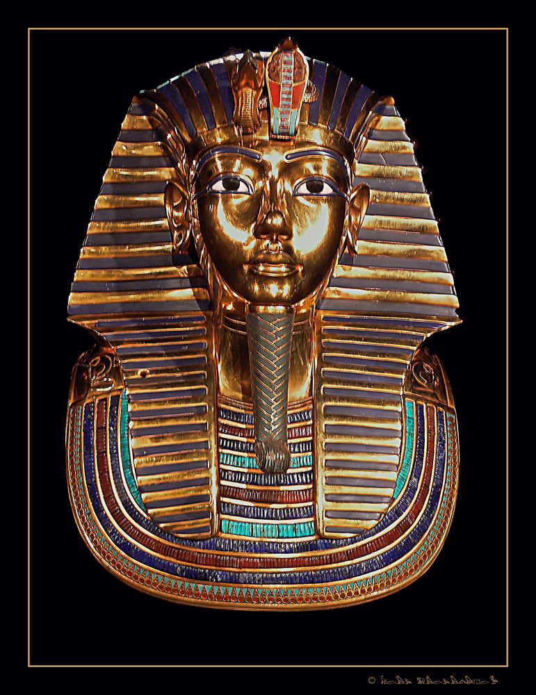 Totenmaske des Tutanchamun Foto & Bild kunstfotografie & kultur