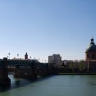 Toulouse 11 – Le pont St Pierre, l’Eglise St Nicolas et le Dôme de la Grave