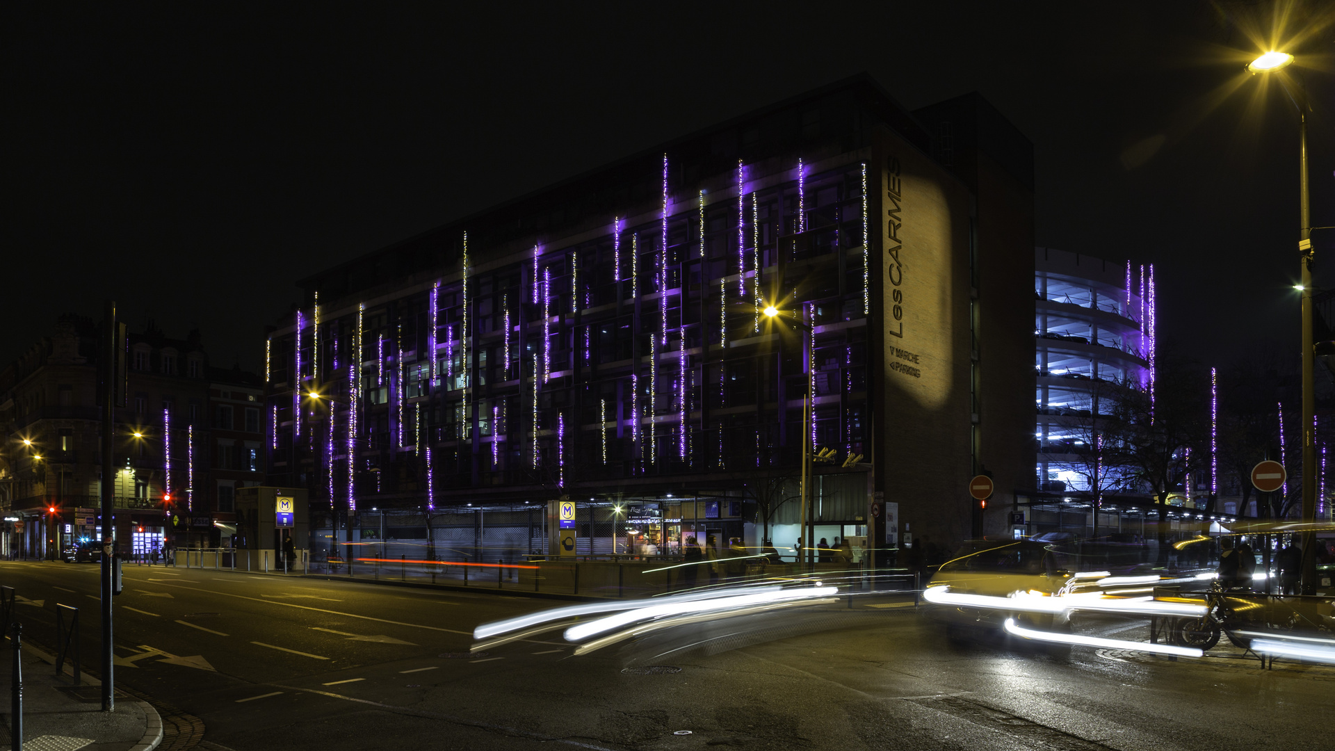 TOULOUSE (France), illuminations Noël 2017